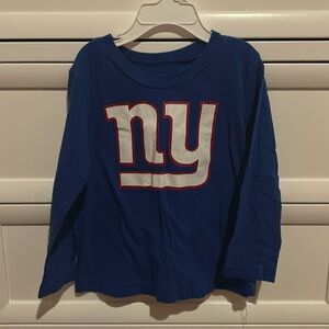 Kids NFL NY Giants Long Sleeve Tee
